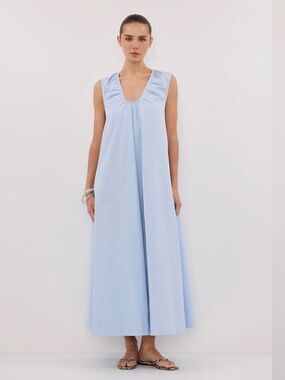 NWT Dissh Gabby Cornflower Oversized Cotton Midi Dress Size 2